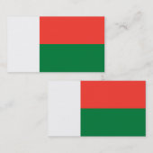 Vlag van Madagaskar Visitekaartjes (Voorkant / Achterkant)