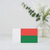 Vlag van Madagaskar Visitekaartjes (Staand voorkant)