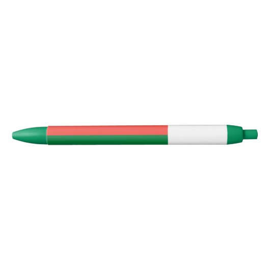 Vlag van Madagaskar Zwarte Inkt Pen (Voorkant)
