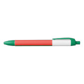 Vlag van Madagaskar Zwarte Inkt Pen (Bovenkant)
