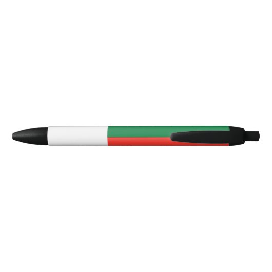 Vlag van Madagaskar Zwarte Inkt Pen (Achterkant)