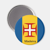 Vlag van Madeira Magneet (Voorkant / Achterkant)