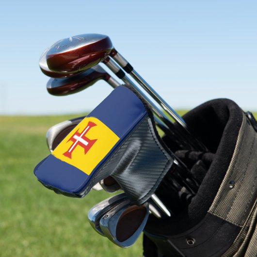 Vlag van Madeira, Portugal Golfheadcover (Insitu)