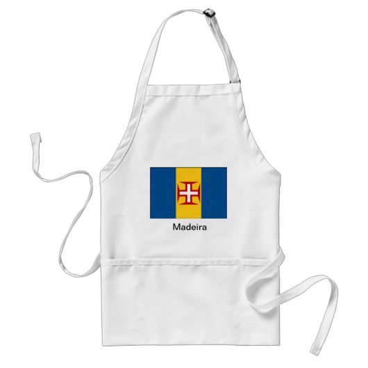 Vlag van Madeira Standaard Schort (Voorkant)