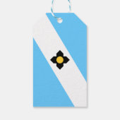 Vlag van Madison, Labels van Wisconsin Gift Cadeaulabel (Achterkant)