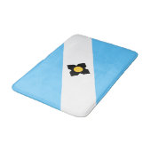 Vlag van Madison, Wisconsin Bathroom Mat (Gekanteld)
