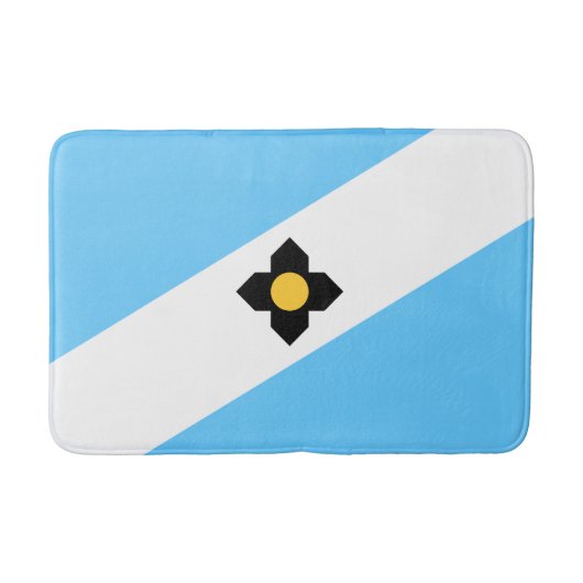 Vlag van Madison, Wisconsin Bathroom Mat (Voorkant)
