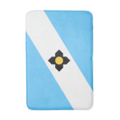 Vlag van Madison, Wisconsin Bathroom Mat (Voorkant Verticaal)