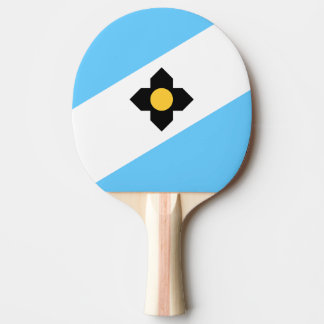 Vlag van Madison, Wisconsin Ping-Pong Paddle Tafeltennisbatje