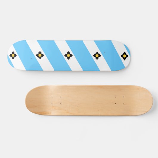 Vlag van Madison, Wisconsin Skateboard (Horizontaal)