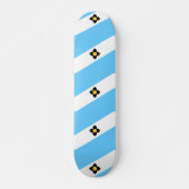 Vlag van Madison, Wisconsin Skateboard (Voorkant)