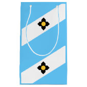 Vlag van Madison, Wisconsin Small Gift Bag Klein Cadeauzakje (Voorkant)