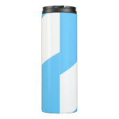 Vlag van Madison, Wisconsin Thermal Tumbler Thermosbeker (Achterkant)