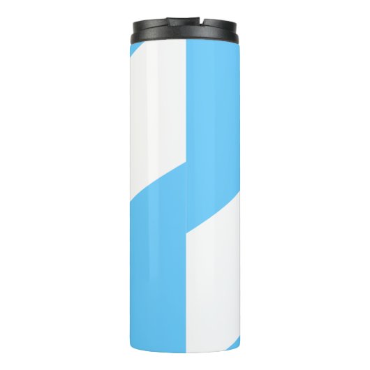 Vlag van Madison, Wisconsin Thermal Tumbler Thermosbeker (Achterkant)
