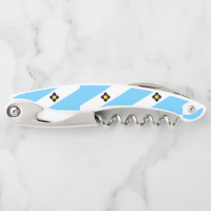 Vlag van Madison, Wisconsin Waiter's Corkschroef Kurkentrekker