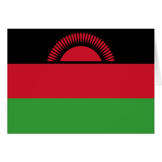 Vlag van Malawi (Voorkant Horizontaal)