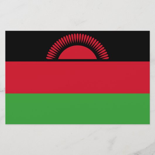 Vlag van Malawi Briefpapier (Voorkant)