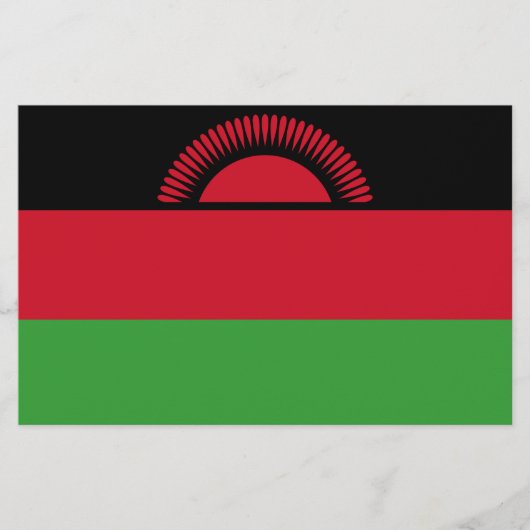 Vlag van Malawi Briefpapier (Voorkant)