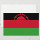 Vlag van Malawi Briefpapier (Voorkant / Achterkant)