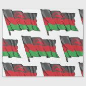 vlag van Malawi Cadeaupapier (Vlak)