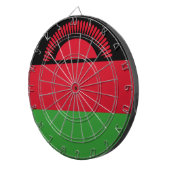 Vlag van Malawi Dartbord (Voorkant Rechts)