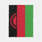 Vlag van Malawi Fleece Deken (Voorkant)