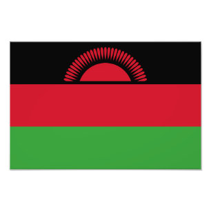 Vlag van Malawi Foto Afdruk