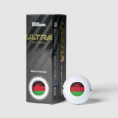 Vlag van Malawi Golfballen (Verpakking)