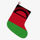 Vlag van Malawi Grote Kerstsok (Voorkant (Hangend))