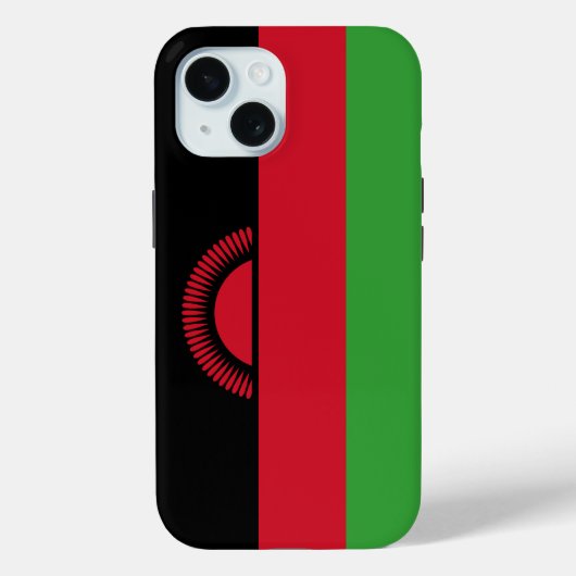 Vlag van Malawi Hoesje-Mate iPhone Case (Achterkant)
