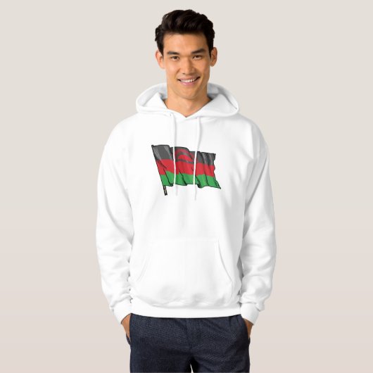 vlag van Malawi Hoodie (Voorkant volledig)