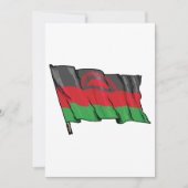 vlag van Malawi Kaart (Voorkant)
