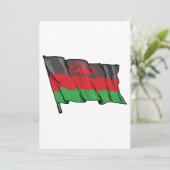 vlag van Malawi Kaart (Staand voorkant)