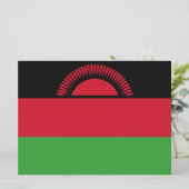 Vlag van Malawi Kaart (Staand voorkant)