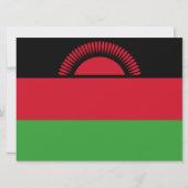 Vlag van Malawi Kaart (Voorkant)