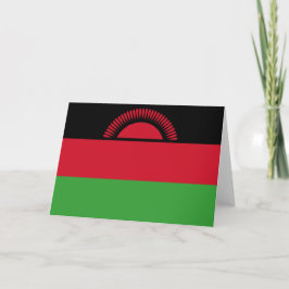 Vlag van Malawi Kaart