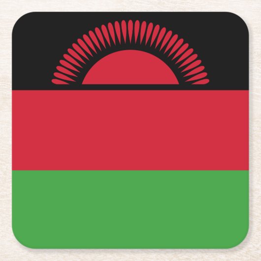 Vlag van Malawi Kartonnen Onderzetters (Voorkant)