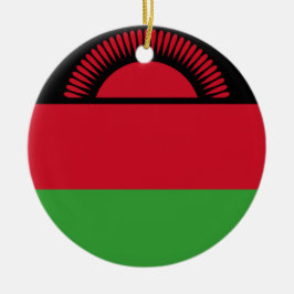 Vlag van Malawi Keramisch Ornament