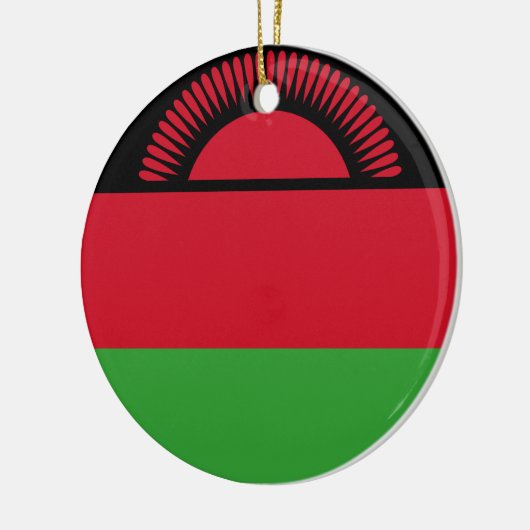 Vlag van Malawi Keramisch Ornament (Links)