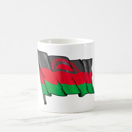 vlag van Malawi Koffiemok