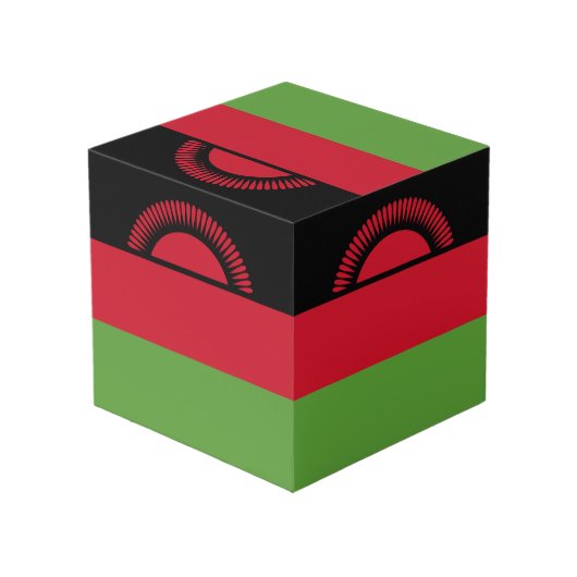 vlag van Malawi Kubus (Achter hoekig)