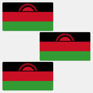 Vlag van Malawi Labels