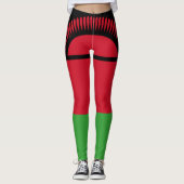 Vlag van Malawi Leggings (Voorkant)