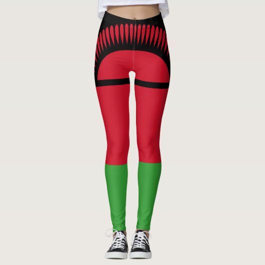 Vlag van Malawi Leggings (Voorkant)