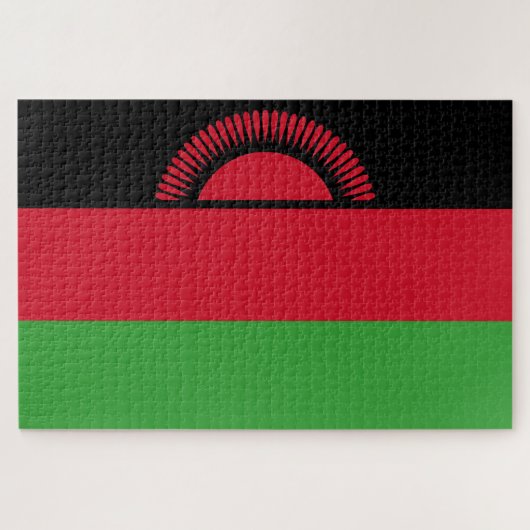 Vlag van Malawi Legpuzzel (Horizontaal)