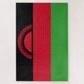 Vlag van Malawi Legpuzzel (Verticaal)