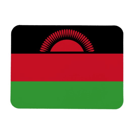 Vlag van Malawi Magneet (Horizontaal)