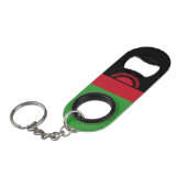 Vlag van Malawi Mini Flessenopener (Voorkant Gekanteld)