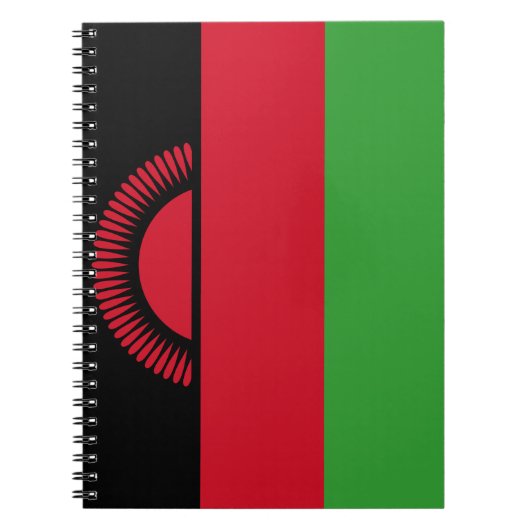 Vlag van Malawi Notitieboek (Voorkant)