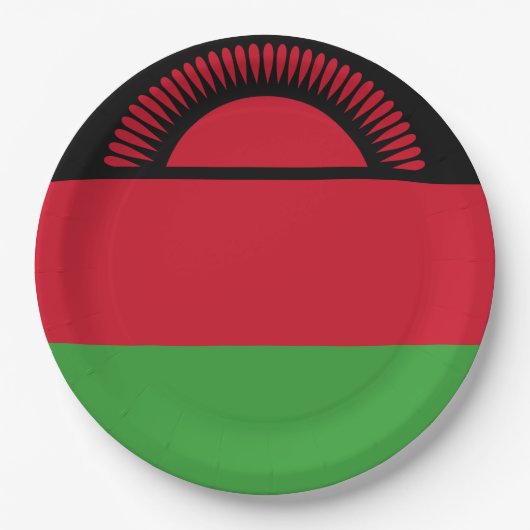 Vlag van Malawi Papieren Bordje (Voorkant)